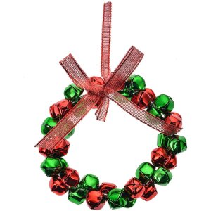 Clayre & Eef 66202 Украшение Подвеска Венок Красный...