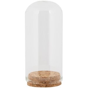 Clayre & Eef Glasglocke Glas Ø5x10cm...