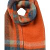 Juleeze JZSC0820O Schal Orange kariert 35x212 cm Damenaccessoire