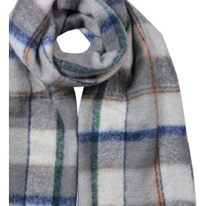 Juleeze JZSC0824G Schal Grau Grün 50x200 cm Kariert...