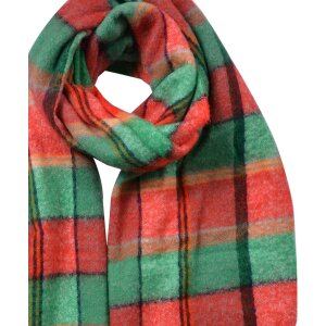 Juleeze JZSC0824R Schal Rot Grün kariert 50x200 cm...