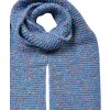 Juleeze JZSC0829BL Шарф синий 14x146 см Синтетика Всплеск цвета Простой уход