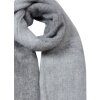 Шарф Juleeze JZSC0835G серый 40x240 см женский бахромчатый экстра длинный