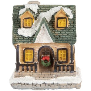 Clayre & Eef 6PR5735 Dekoration Haus LED Beige...