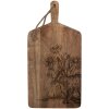 Clayre & Eef 6H2390 Dekoration Schneidebrett Holz Braun 25x2x50 cm Landhausstil