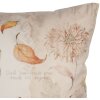 Clayre & Eef KT021.405 Kissenhülle 45x45 cm Eule Beige Braun Landhausstil