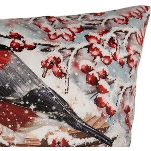 Clayre & Eef Kissenhülle Wintervögel...