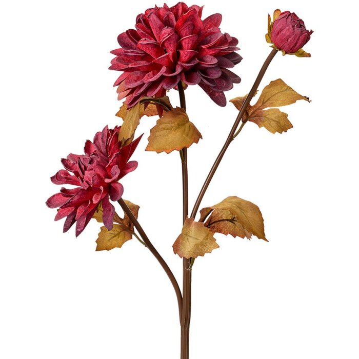 Clayre & Eef 6PL0387R Künstliche Blume Rot-Braun 10x10x66 cm
