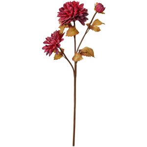 Clayre & Eef 6PL0387R Künstliche Blume Rot-Braun 10x10x66 cm