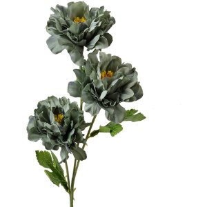 Clayre & Eef Deko-Zweig Blumen Grün 64cm...