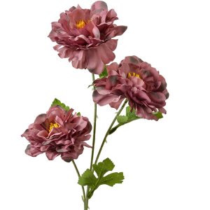 Clayre & Eef Декоративная ветка с цветами фиолетовая...