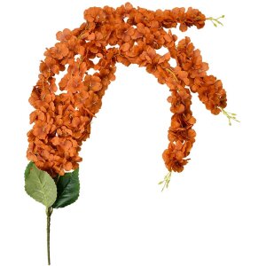 Гирлянда из искусственных цветов Clayre & Eef 6PL0388O оранжевая 6x6x108 см