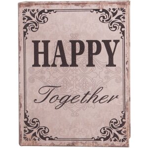 Clayre & Eef 66255 Aufbewahrungsbox 3er Set Retro Vintage Stil Holz Beige Braun