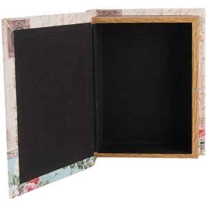 Clayre & Eef 66257 Коробка для хранения Набор из 3 антикварных ящиков бежевый винтаж