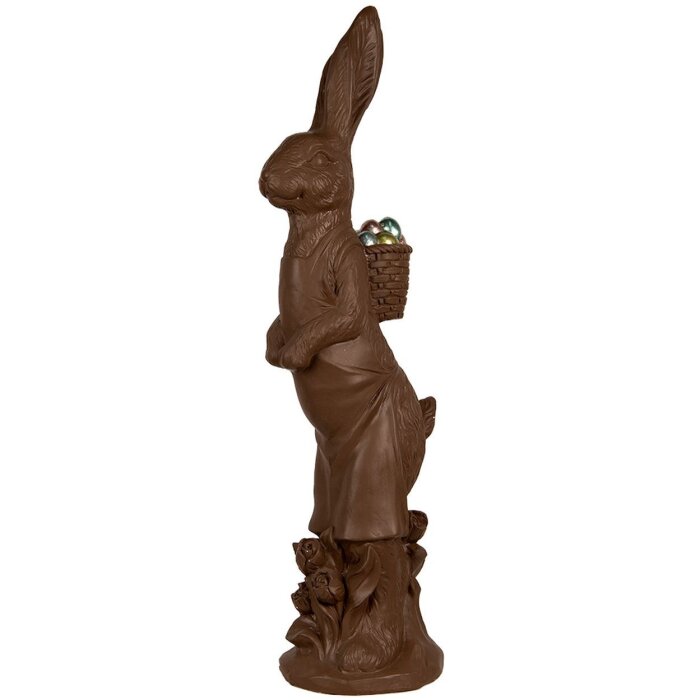 Clayre & Eef 5MG0056 Dekoration Kaninchen Braun 29x20x91 cm Magnesiumoxid
