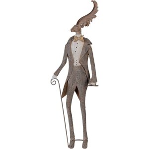 Clayre & Eef Dekofigur Rentier Landhausstil Braun...