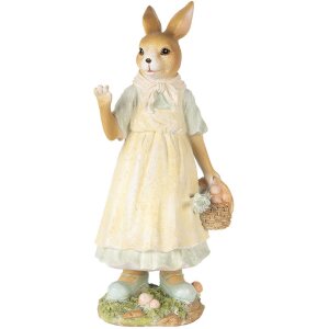 Clayre & Eef 6PR5449 Dekoration Kaninchen Beige Gelb...