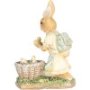 Clayre & Eef 6PR5452 Украшение Кролик 10x6x13 см Полирезин бежево-желтый