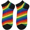 Носки Juleeze JZSSK0005 Разноцветные носки-кроссовки радуга размер 36-41