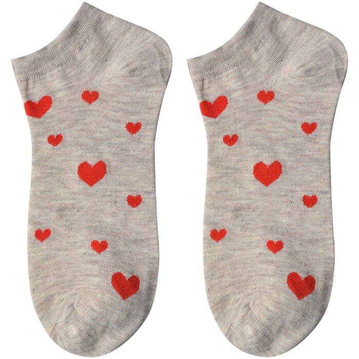Juleeze JZSSK0026 носки рисунок сердца бежевый размер 36-41 дамы