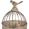 Clayre & Eef 5Y1283 Декор Клетка для птиц Набор Антик Коричневый Ø32x60 Ø23x40 см