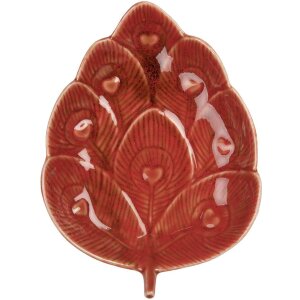Clayre & Eef 6CE2160 Schale Artischocke Keramik Rot...