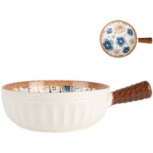 Clayre & Eef 6CE2171 Schale Retro Vintage Keramik...