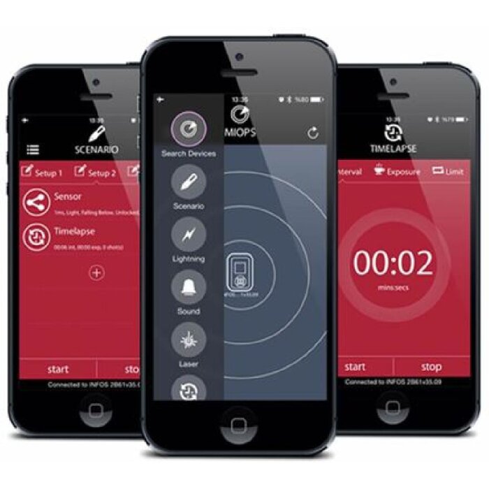 Miops Smart Plus Trigger mit Canon C1 Kabel Schwarz One Size