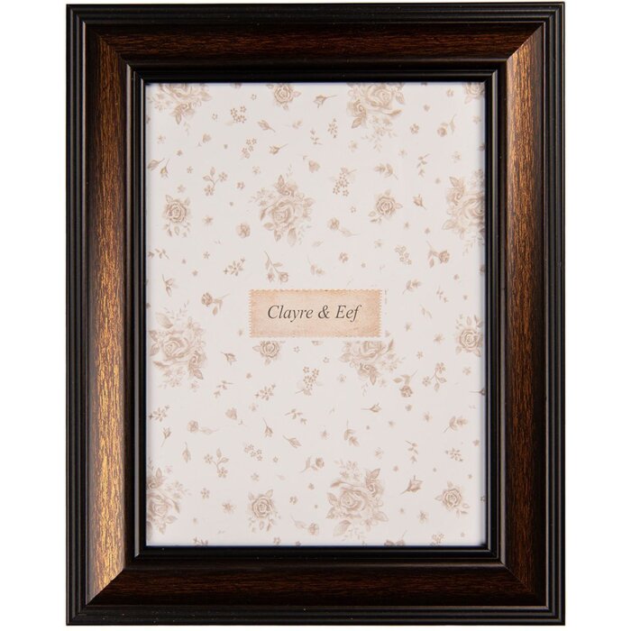 Clayre & Eef 2F1230L Фоторамка коричневая 20x25 см, барокко