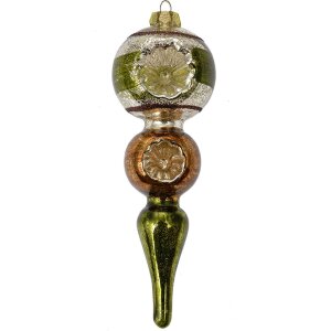 Clayre & Eef 6GL4715 Weihnachtsanhänger Glas...