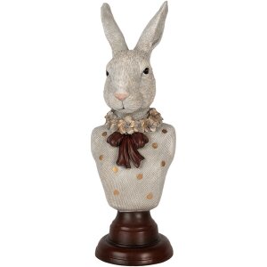Clayre & Eef 6PR5362 Dekoration Büste Kaninchen...
