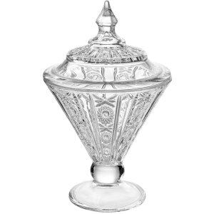 Clayre & Eef Bonbonniere Glas Ø12x19cm mit...