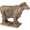 Clayre & Eef 6MG0110 Blumentopf Kuhform Grau-Beige 36x15x28 cm Antik-Look