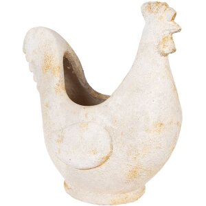 Clayre & Eef 6MG0115 Декоративный цветочный горшок бежево-коричневый 36x18x35 см