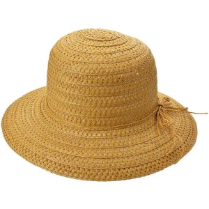 Juleeze JZHA0124 Damenhut Braun 57 cm Strohhut mit...