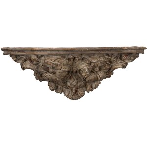 Clayre & Eef 5MG0059 Wandkonsole Braun-Grau 73x21x29...