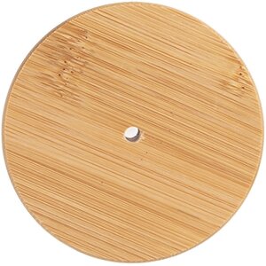 Clayre & Eef 6GL4719L Банка для хранения с крышкой бамбук Ø 8x18 см стекло дерево