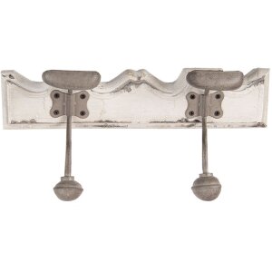 Clayre & Eef 6H2400 Вешалка настенная 2 крючка...