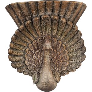 Clayre & Eef 6MG0111 Blumentopf Dekoration Braun...