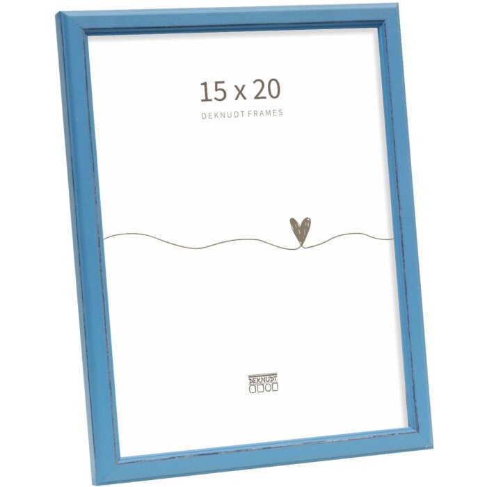 Deknudt S236F6 Фоторамка синяя 15x20 см в деревенском стиле