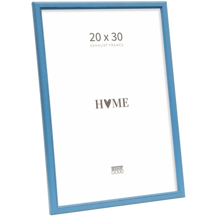 Deknudt S236F6 Фоторамка синяя из дерева 20x30 см в деревенском стиле