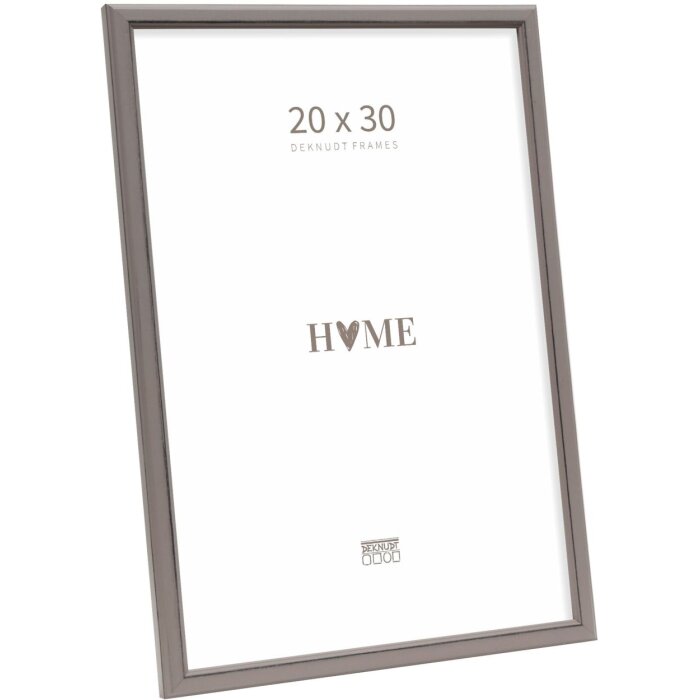 Фоторамка Deknudt S236F7 серая деревянная 20x30 см в деревенском стиле