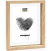 Deknudt S68SG3 Glasrahmen mit Holzkante in Natur für schwebenden Effekt 15x20 cm
