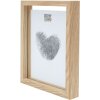 Deknudt S68SG2 Glasrahmen mit Holzkante in Natur für schwebenden Effekt 20x30 cm