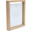 Deknudt S68SG2 Glasrahmen mit Holzkante in Natur für schwebenden Effekt 20x30 cm
