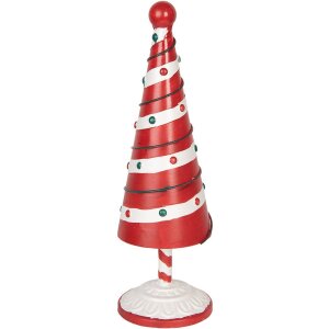 Clayre & Eef 6Y5734 Украшение елочное красно-белое...