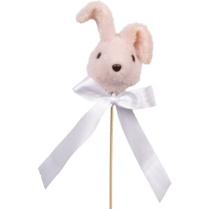 Clayre & Eef Pflanzenstecker Kaninchen Rosa...