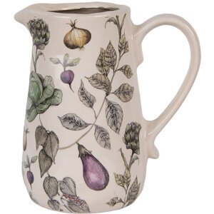 Clayre & Eef Dekorationskanne Gemüsemotiv...