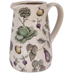 Clayre & Eef Dekorationskanne Gemüsemotiv...