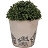 Clayre & Eef 6CE2123XL Dekoration Blumentopf Ø 21x20 cm
